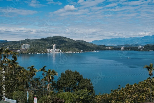 台湾日月潭, sun moon lake view in Taiwan, Taiwan travel