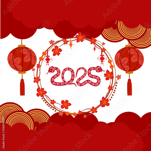 Chinese new year gong xi fa cai design for poster photo