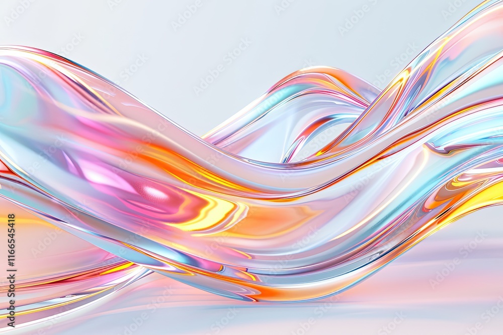Abstract background design, colorful glass shapes flowing 3d effect, perfect for presentation Abstract background design, colorful glass shapes flowing 3d effect, perfect for presentation