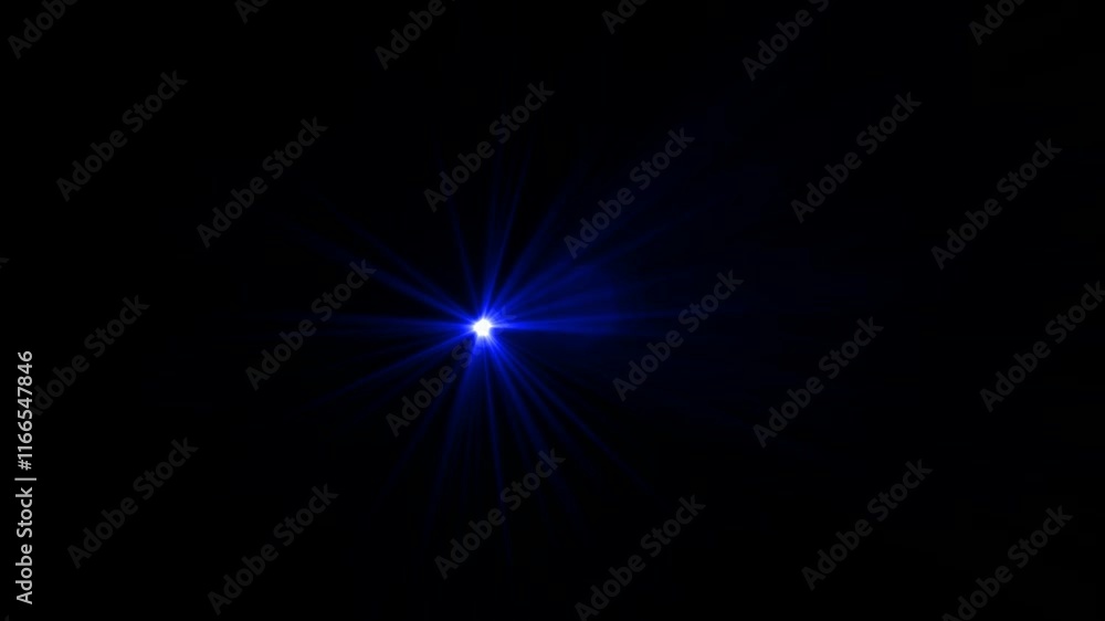 optical Light Flare Effect In Dark. Optical Flare animation video optical Light Flare Effect In Dark. Optical Flare animation video