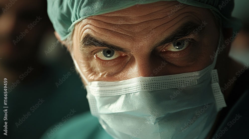 Surgeon Preparing for Operation in Surgical Gear Surgeon Preparing for Operation in Surgical Gear