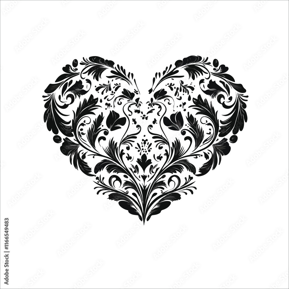 heart with a heart valentine Day vector ,floral, flower, vector, pattern, heart, design, ornament, leaf, decoration, illustration, swirl, element, art, vintage, scroll, love, plant, black, tattoo, orn heart with a heart valentine Day vector ,floral, flower, vector, pattern, heart, design, ornament, leaf, decoration, illustration, swirl, element, art, vintage, scroll, love, plant, black, tattoo, orn