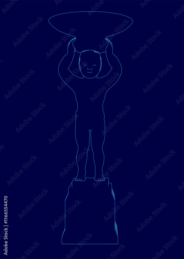 Man is holding a trophy in his hand. The trophy is in the shape of a bowl Man is holding a trophy in his hand. The trophy is in the shape of a bowl