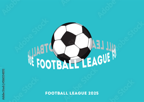 Football League 2025 Logo IDs with blue background