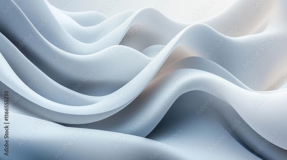 Obraz premium 3D Abstract Digital Background with Dynamic Color Flow, Generative AI