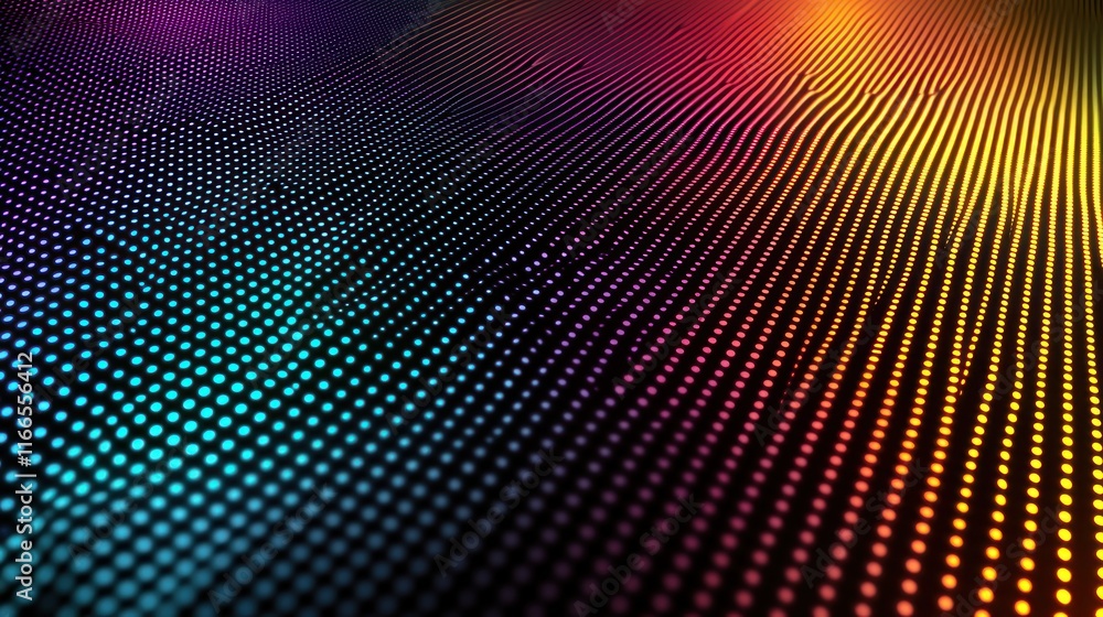 Abstract Colorful Wave of Dots: A Vibrant Digital Artwork Abstract Colorful Wave of Dots: A Vibrant Digital Artwork