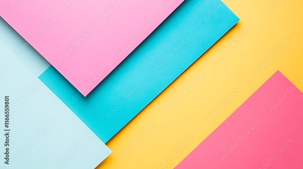 Abstract pastel color paper geometric design background Abstract pastel color paper geometric design background