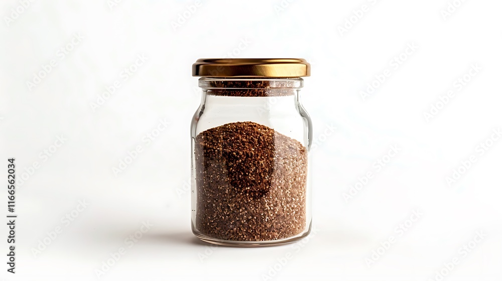A classic clear glass jar on the beautifull empty background . A classic clear glass jar on the beautifull empty background .