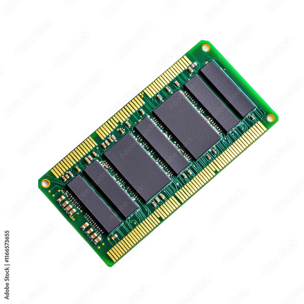 Green Rectangular Computer Memory Module Green Rectangular Computer Memory Module