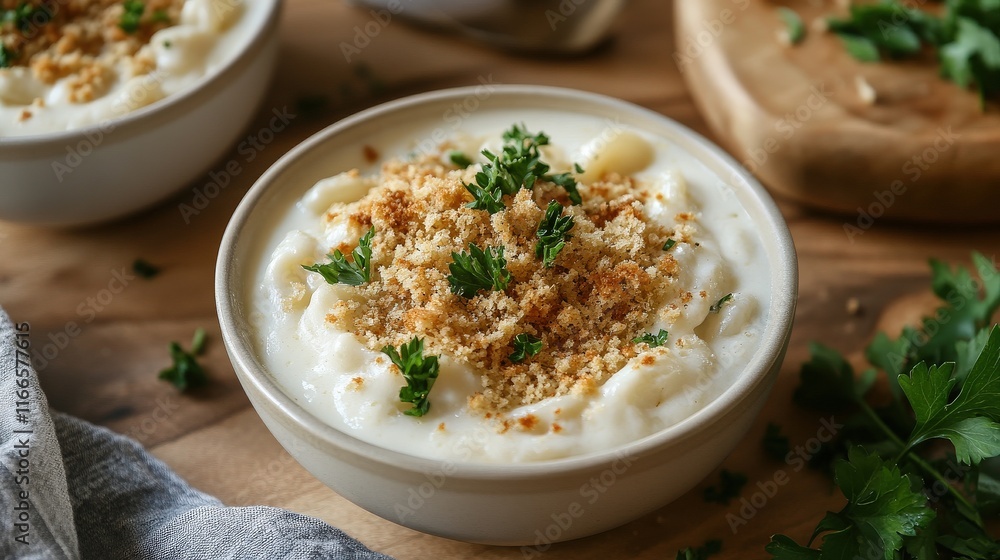 Creamy Macaroni And Cheese With Breadcrumb Topping Creamy Macaroni And Cheese With Breadcrumb Topping