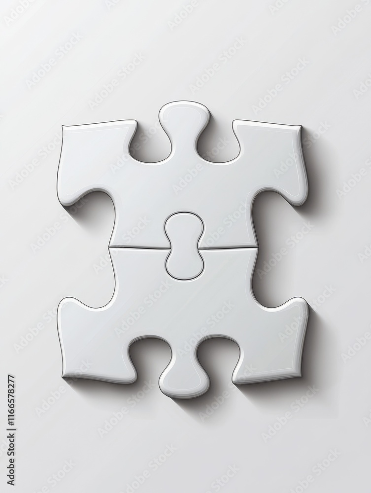 Puzzle Concept. Information Medium on Grey Gradient Background. Vector. Puzzle Concept. Information Medium on Grey Gradient Background. Vector.