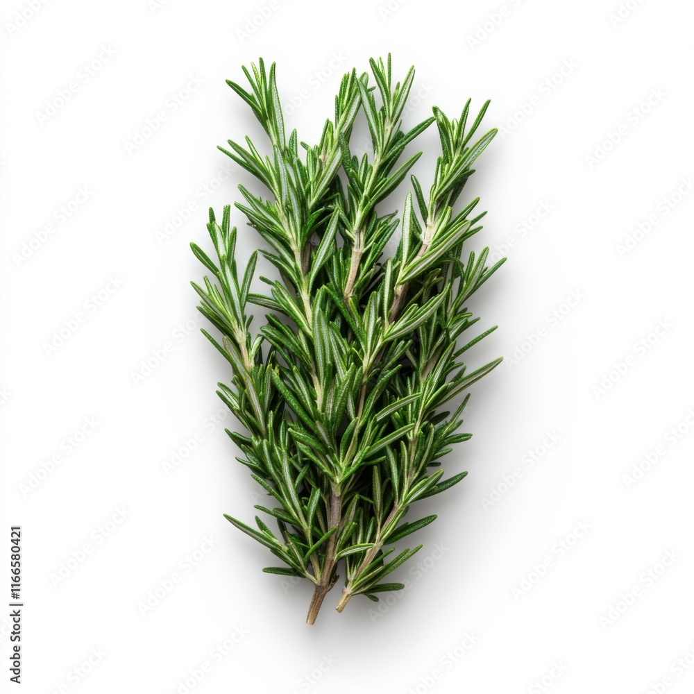 Fototapeta premium rosemary, hd, isolated on white background.