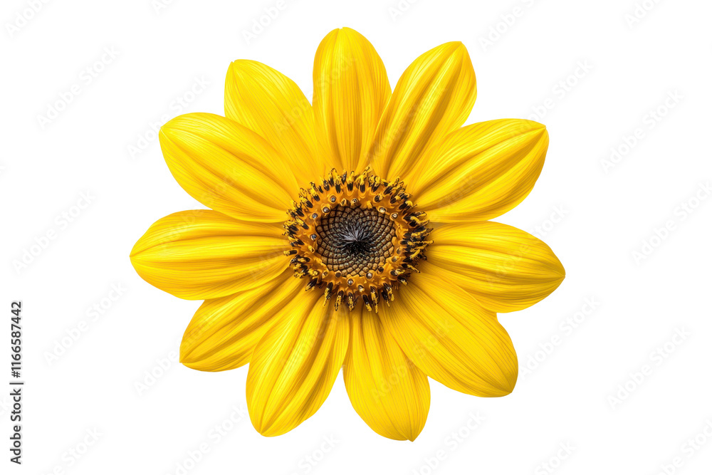 Bright Yellow Sunflower with Vibrant Petals Bright Yellow Sunflower with Vibrant Petals