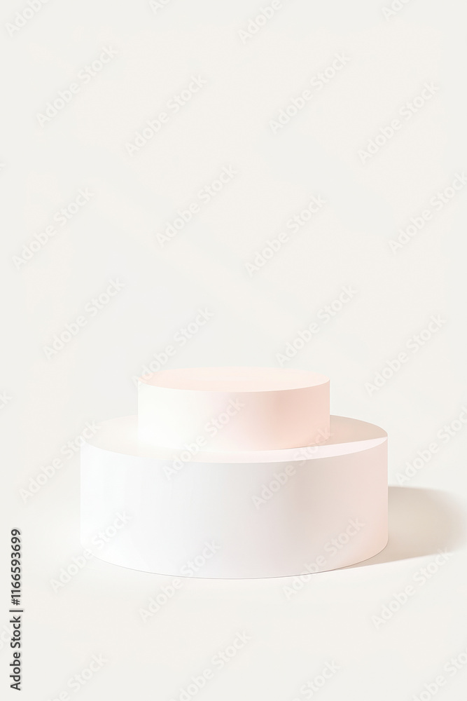 two-tiered cylindrical display platforms two-tiered cylindrical display platforms