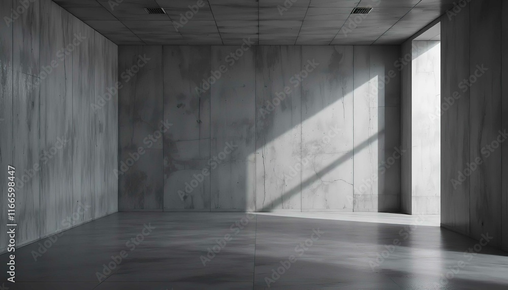 stock photo features a 3D-rendered empty and dark abstract concrete room interior stock photo features a 3D-rendered empty and dark abstract concrete room interior