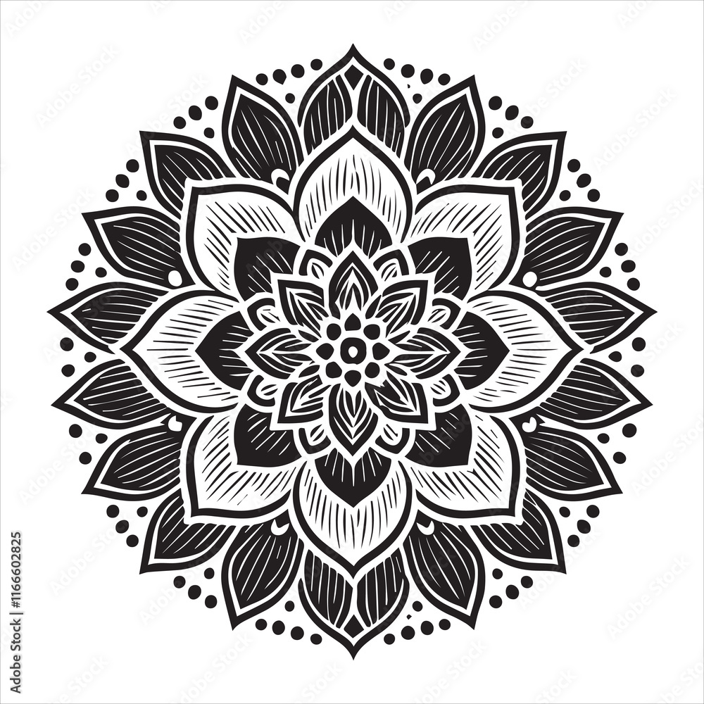 luxury mandala pattern Vector illustration - Mandala design for coloring page design
luxury mandala pattern Vector illustration - Mandala design for coloring page design