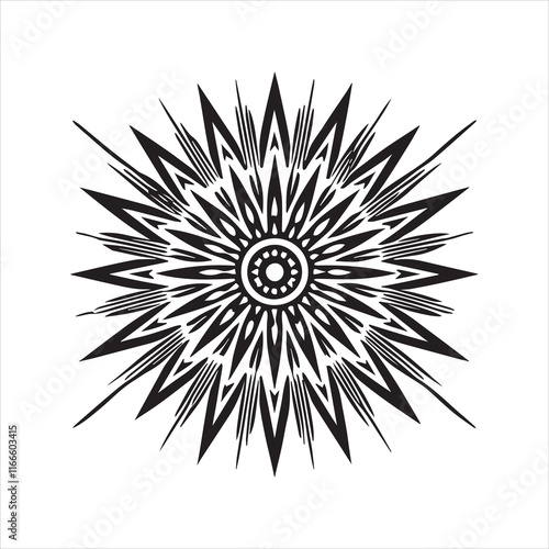 Mandala Ornament Design Element, Mandala Clipart Vector - Ornamental luxury mandala pattern
