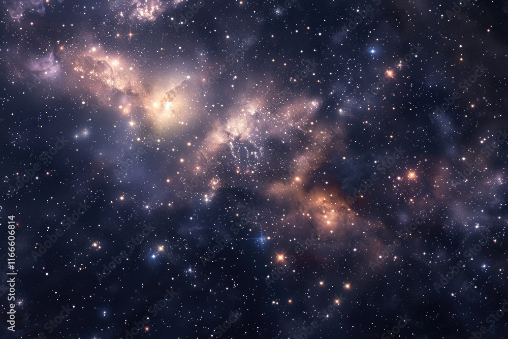 Obraz premium open stars cluster