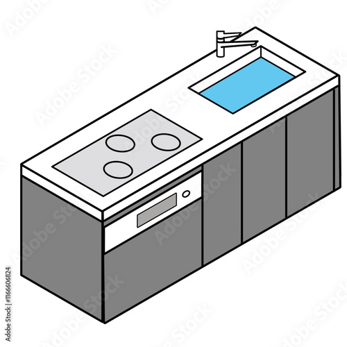 キッチン_イラスト