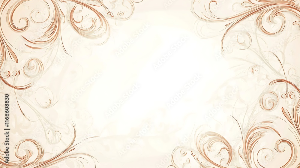 Elegant Swirling Floral Design Background Image Elegant Swirling Floral Design Background Image