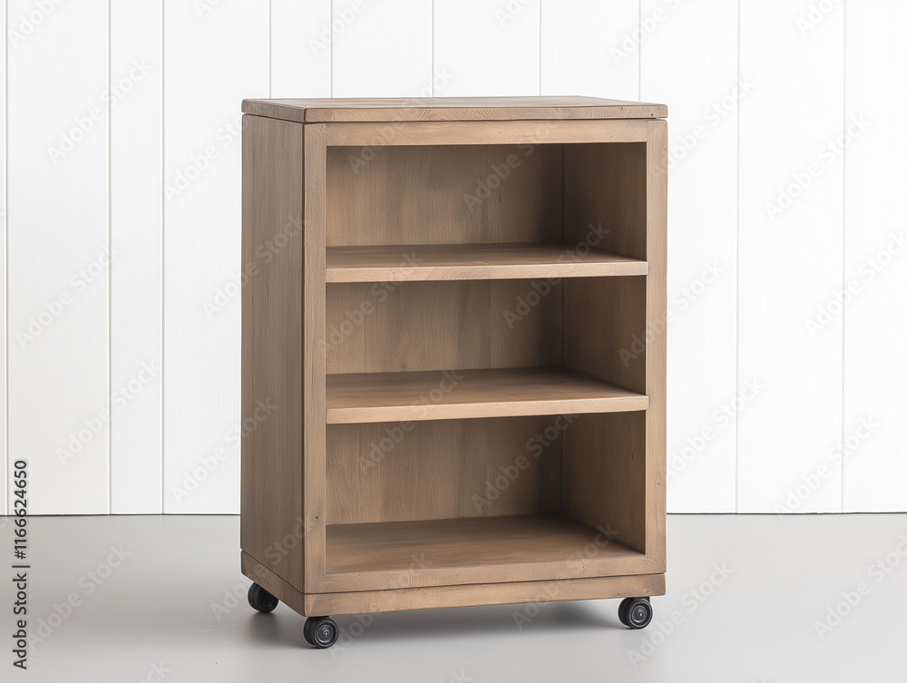 Versatile Antique Bookshelf Cart: Organizational Elegance with a Twist Versatile Antique Bookshelf Cart: Organizational Elegance with a Twist