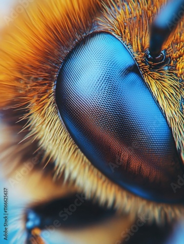 Bee Face Close Up, photo