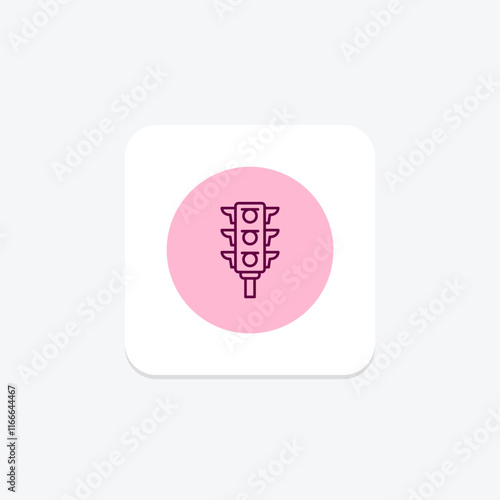 Traffic Lights pentaglow , vector, pixel perfect, illustrator file