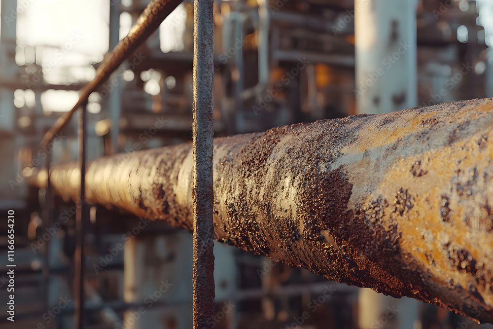 Industrial zone, Steel pipelines and valves
Industrial zone, Steel pipelines and valves