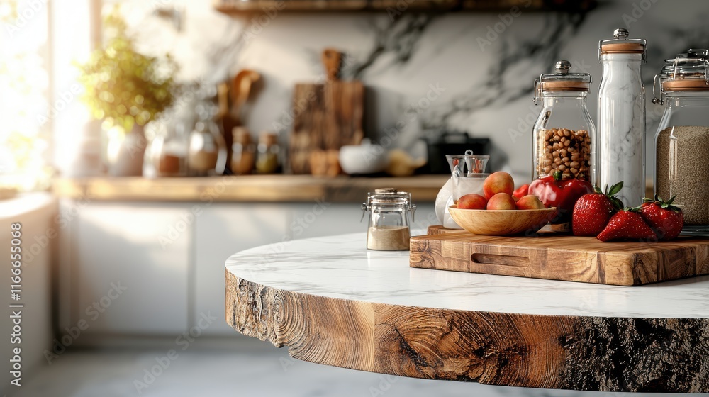 Culinary preparation in modern kitchen interior design food photography natural light cozy atmosphere Culinary preparation in modern kitchen interior design food photography natural light cozy atmosphere