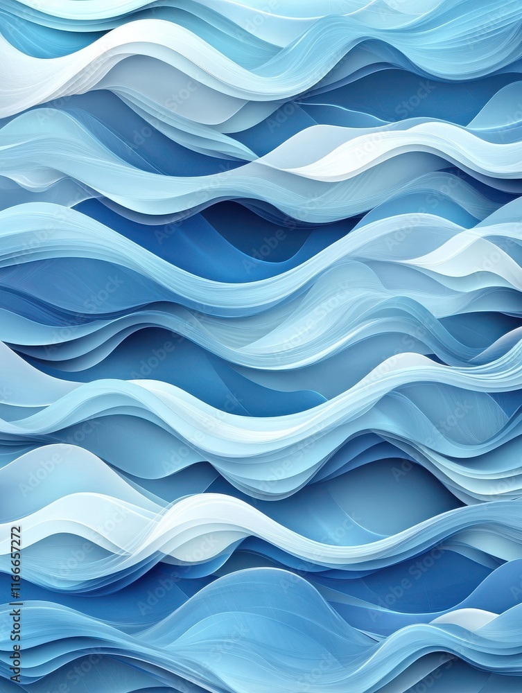 Fototapeta premium Elegant waves background. Vector illustration