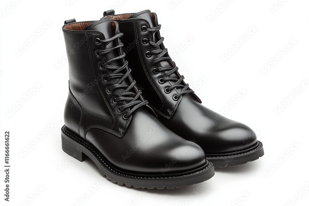 Elegant black lace-up boots designed for versatile wear and comfort in urban settings during fall and winter seasons Elegant black lace-up boots designed for versatile wear and comfort in urban settings during fall and winter seasons