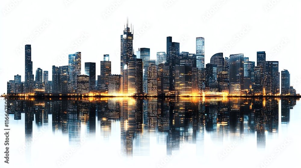Obraz premium city skyline