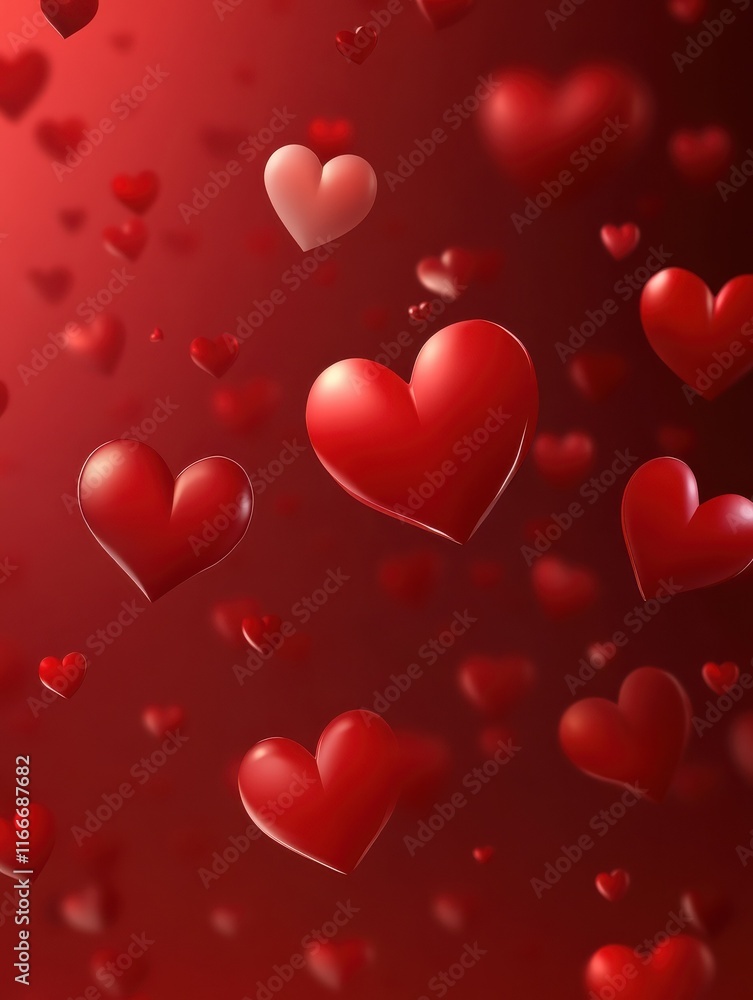 Valentines Day background with hearts. Valentines Day background with hearts.