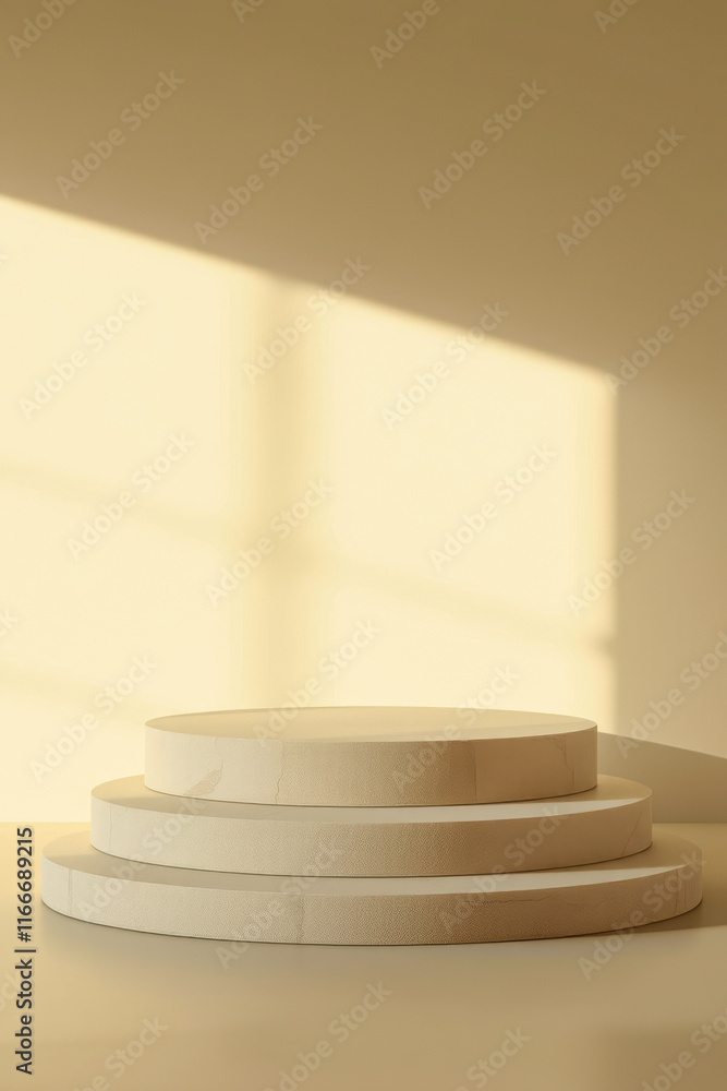 layered circular platforms a minimalist setting layered circular platforms a minimalist setting