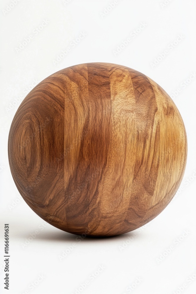 Wooden Object on White Surface