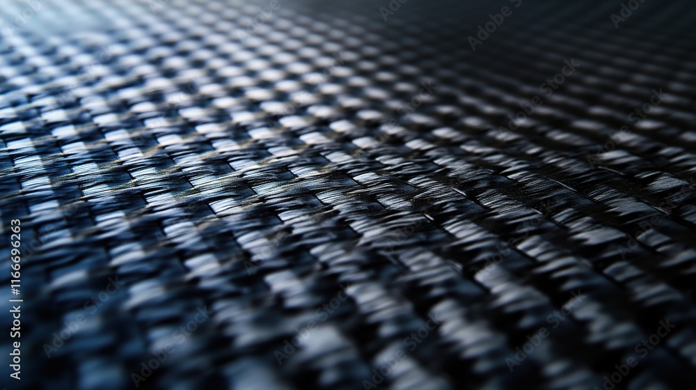 Fototapeta premium Close-Up of Carbon Fiber Texture for Modern Tech Background