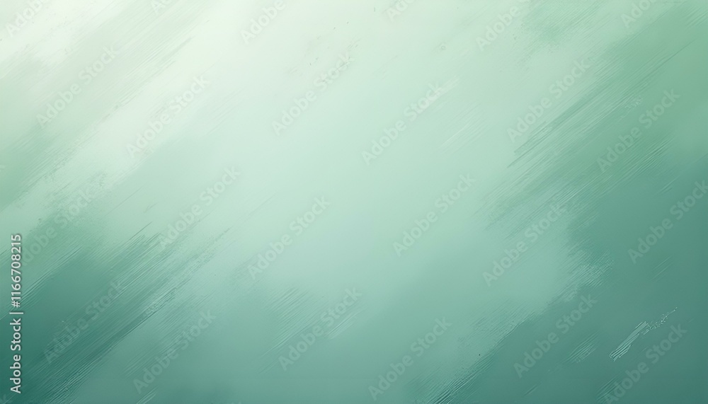 Fototapeta premium Abstract teal green background with diagonal brush strokes, ideal for websites and presentations.