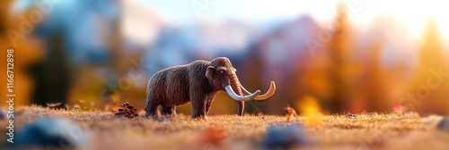 wooly mammoth in nature
