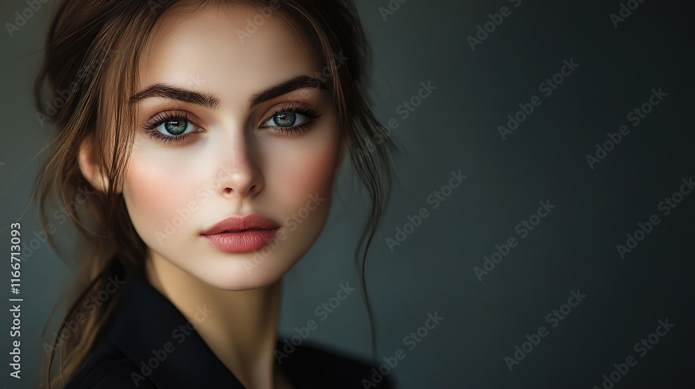 Professional Portrait of Businesswoman with Engaging Expression Professional Portrait of Businesswoman with Engaging Expression