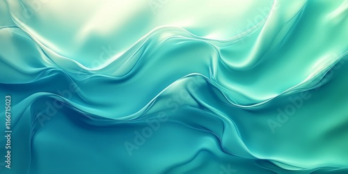 Wallpaper Mural Psychedelic turquoise olive gradient background, holographic gradients texture, digital cover, minimalist style, Generative AI Torontodigital.ca