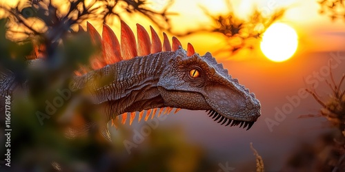 spinosaurus in nature photo