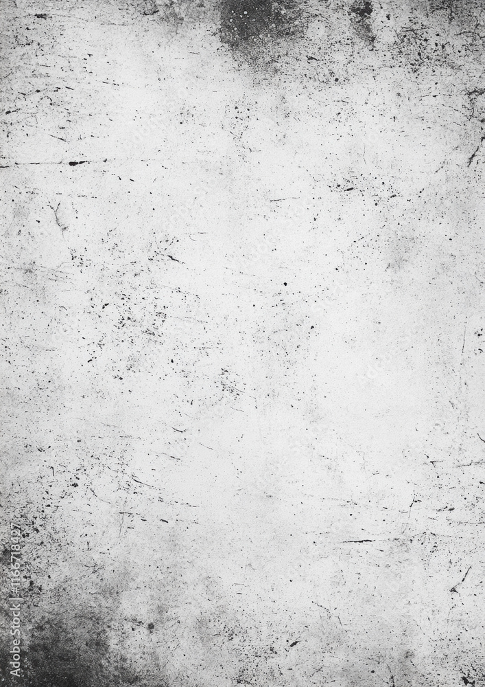 Fototapeta premium Aged White Background with Dark Gray Textures