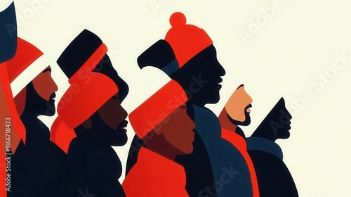 A diverse group of people gathered in a park, forming an impromptu choir, celebrating the universal language of music on World Choral Day