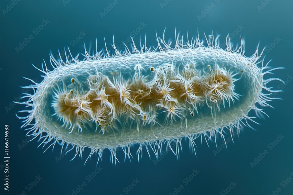 Fototapeta premium bacteria under microscope