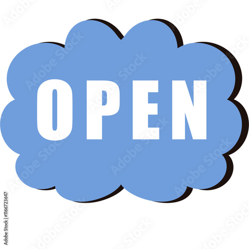 Sign, open