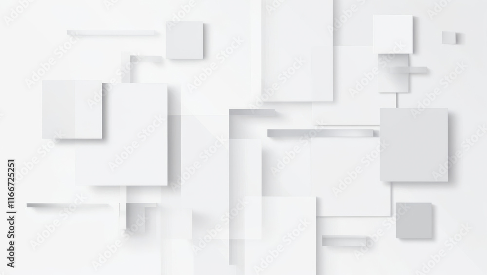 Abstract Composition of Overlapping Squares. Abstract Composition of Overlapping Squares.