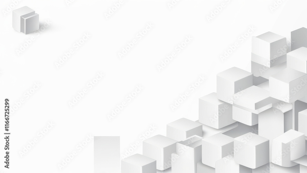 Abstract Cubes on a Minimalist Surface Abstract Cubes on a Minimalist Surface