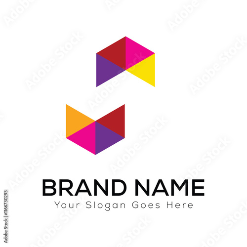 Free Download Colorful Geometric Letter S Logo Design with Modern and Unique Patterns for Branding

 - GFXLoad