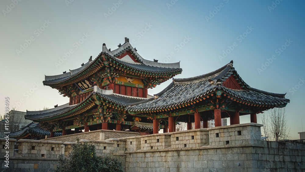 Pungnammun Gate, the south gate of Jeonju city's fortress Pungnammun Gate, the south gate of Jeonju city's fortress