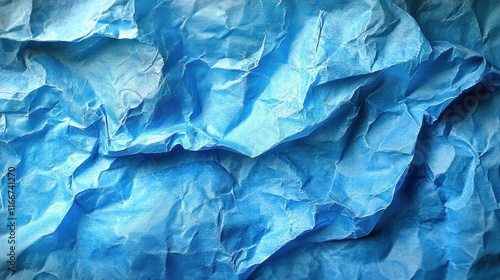Wallpaper Mural Crumpled blue paper texture background. (1) Torontodigital.ca